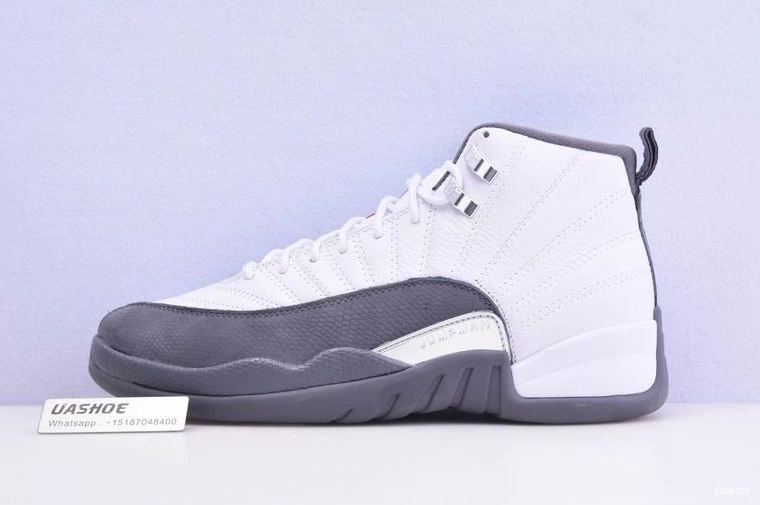 Reps 12 White (GS)  Jordan 153265-160 Retro Grey Dark 0509